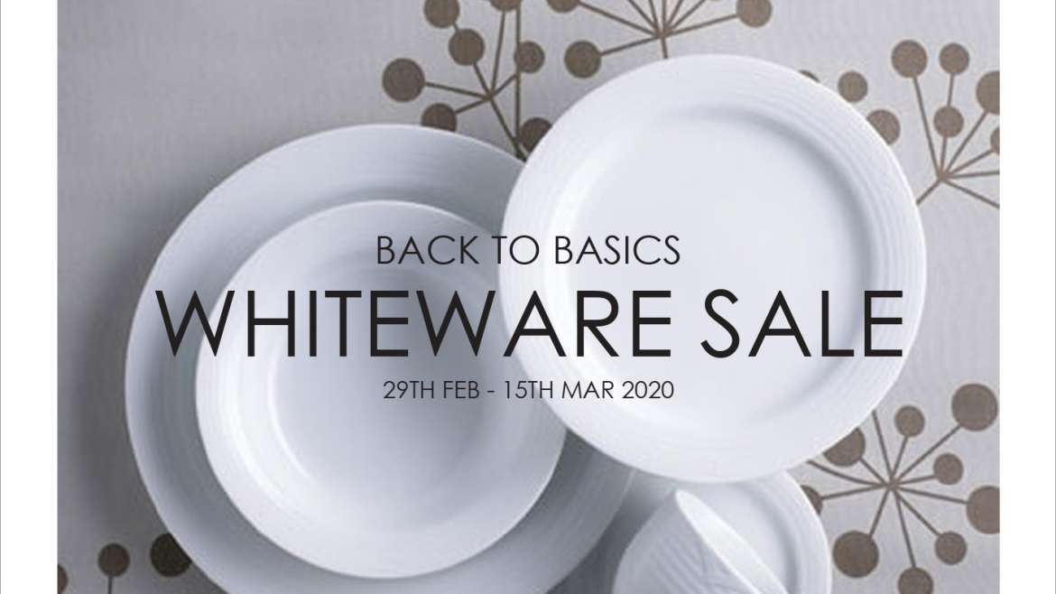 Whiteware Sale 2020