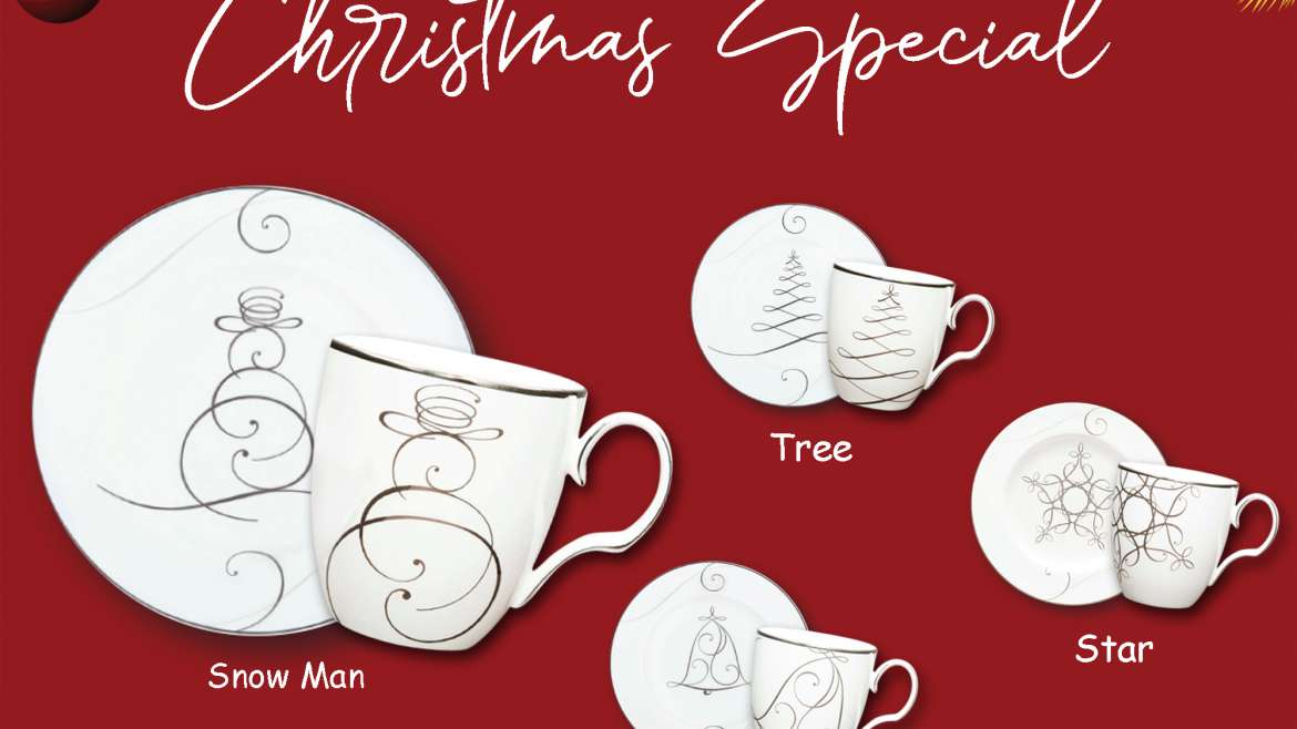 Christmas Special Noritake Platinum Wave