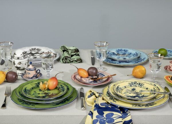 Ginori Flat Dessert Plate Cm 21-Oriente Ita Azalea (Pink) - Image 3