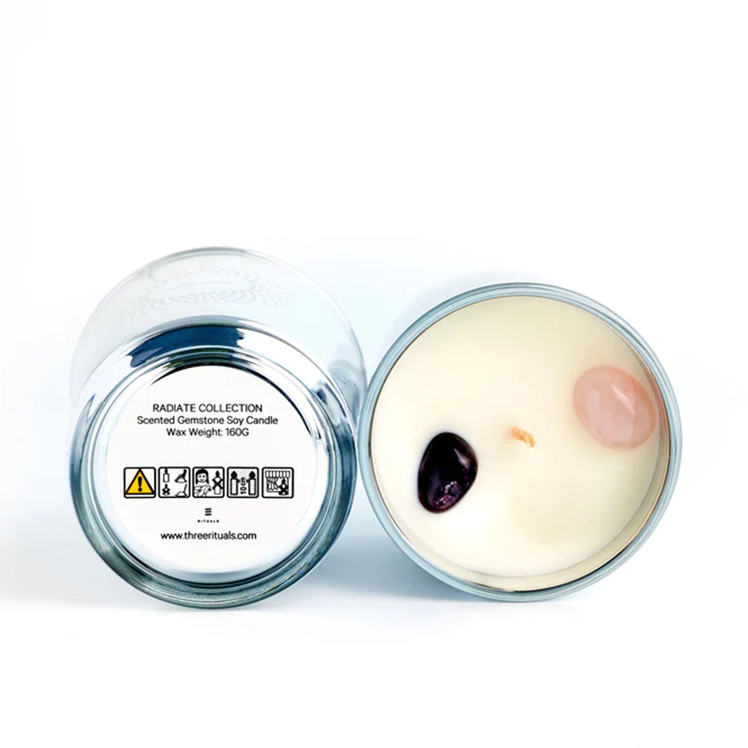 3Rituals Pure Love Crystal Scented Candle (M) - Image 3