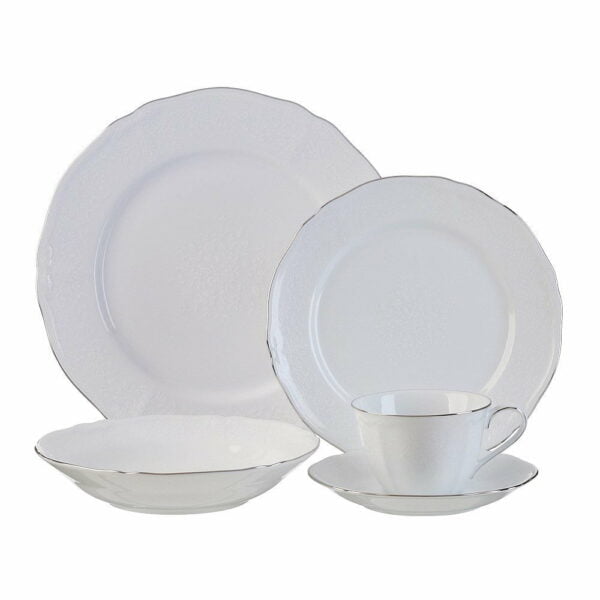 Noritake 47 Pcs Dinner & Tea Set For 8 Persons - Princess Bouquet - Image 3