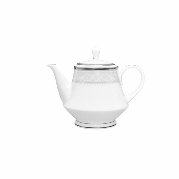 Noritake 17Pcs Tea Set For 6 Persons - Glendonald Platinum - Image 3