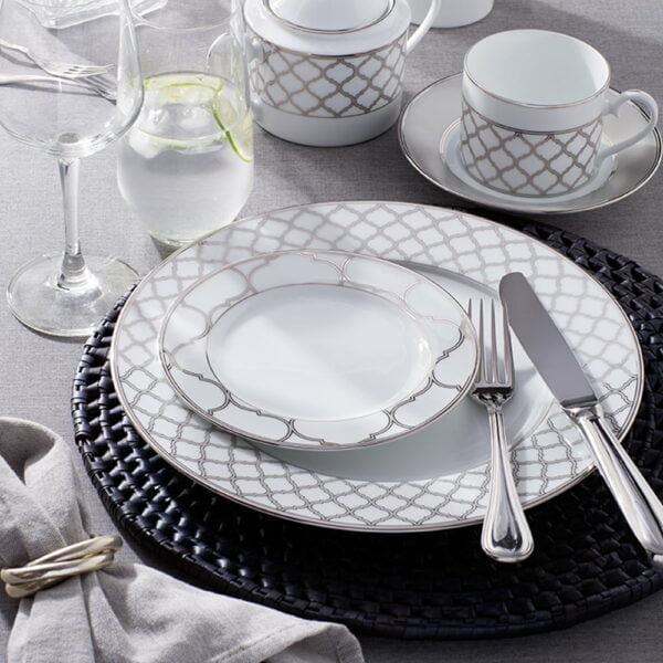 Noritake 20Pcs Dinner & Tea Set For 4 Person (Accent Plate) -Eternal Palace (P020Lk) - Image 5