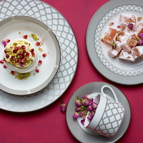 Noritake 20Pcs Dinner & Tea Set For 4 Person (Accent Plate) -Eternal Palace (P020Lk) - Image 4