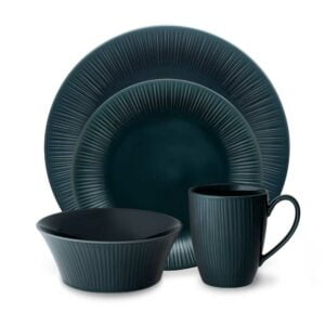 Noritake16Pcs Dinner Set For 4 Person-Conifere Teal