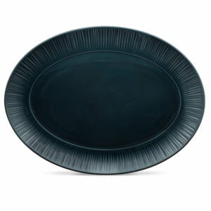 Noritake Oval Platter 37.0Cm-Conifere Teal