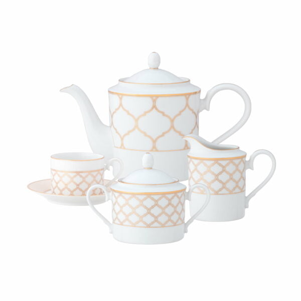 Noritake 37Pcs Dinner & Tea Set For 6 Person - Eternal Palace Gold - Image 5