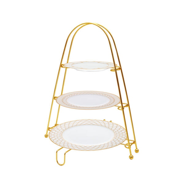 Noritake 4Pcs High Tea Set - Eternal Palace Gold