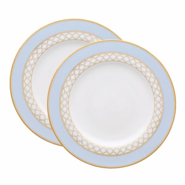Noritake 2Pc Cake Plate 21Cm - Eternal Palace Ice