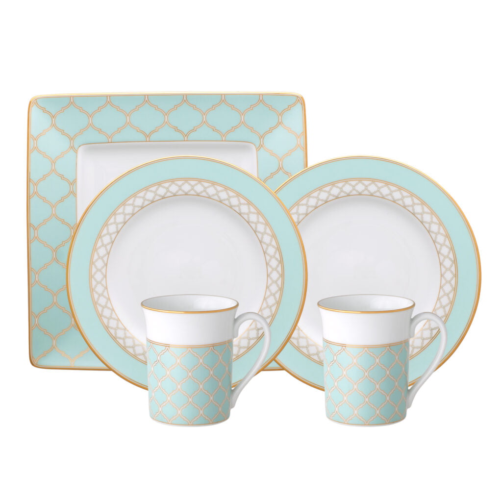 Noritake 5Pcs Couple Breakfast SetMint Artelia