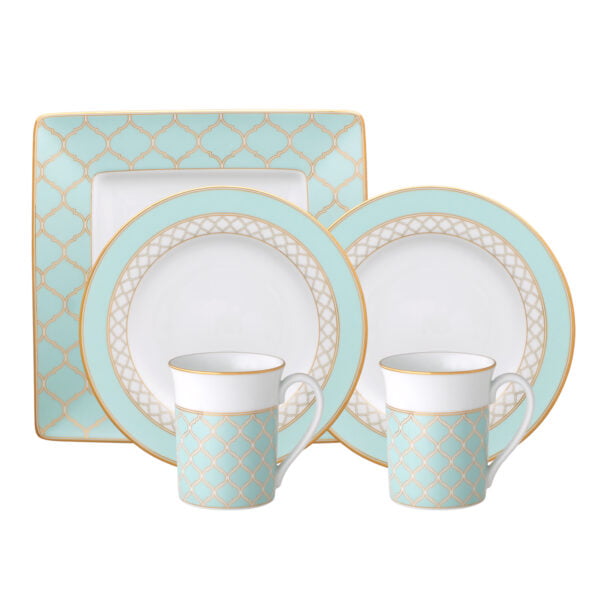 Noritake 5Pcs Couple Breakfast Set-Mint