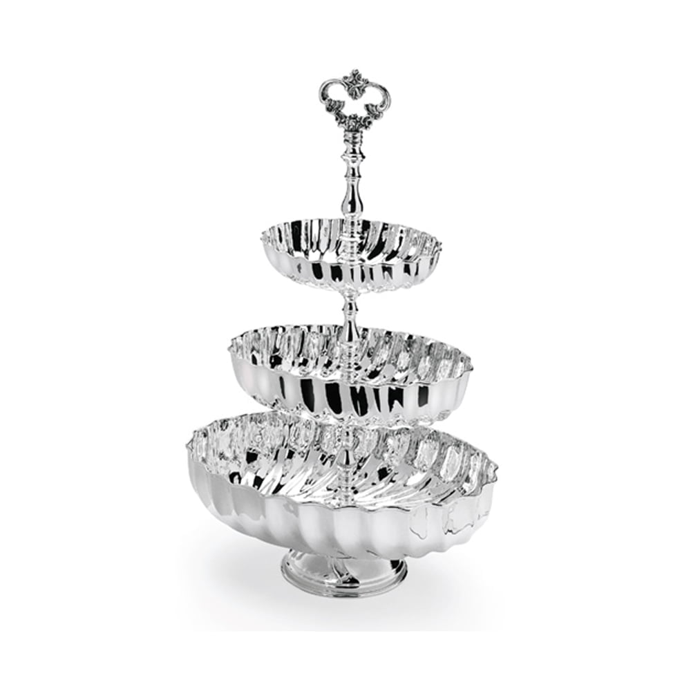Chinelli Three Level Oval Bowl Alzata Fresonata