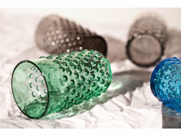 Klimchi Hobnail 6Pcs Tumbler Set 200Ml (Underlay Dark Green ) - Image 3