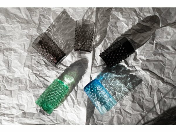 Klimchi Hobnail 6Pcs Tumbler Set 200Ml (Underlay Dark Green ) - Image 2