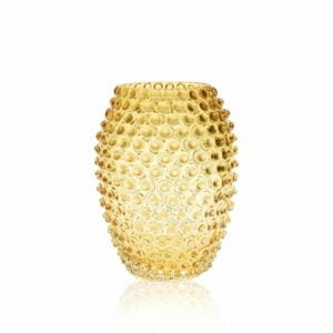 KLIMCHI Hobnail Egg Vase 23Cm (Underlay Amber )