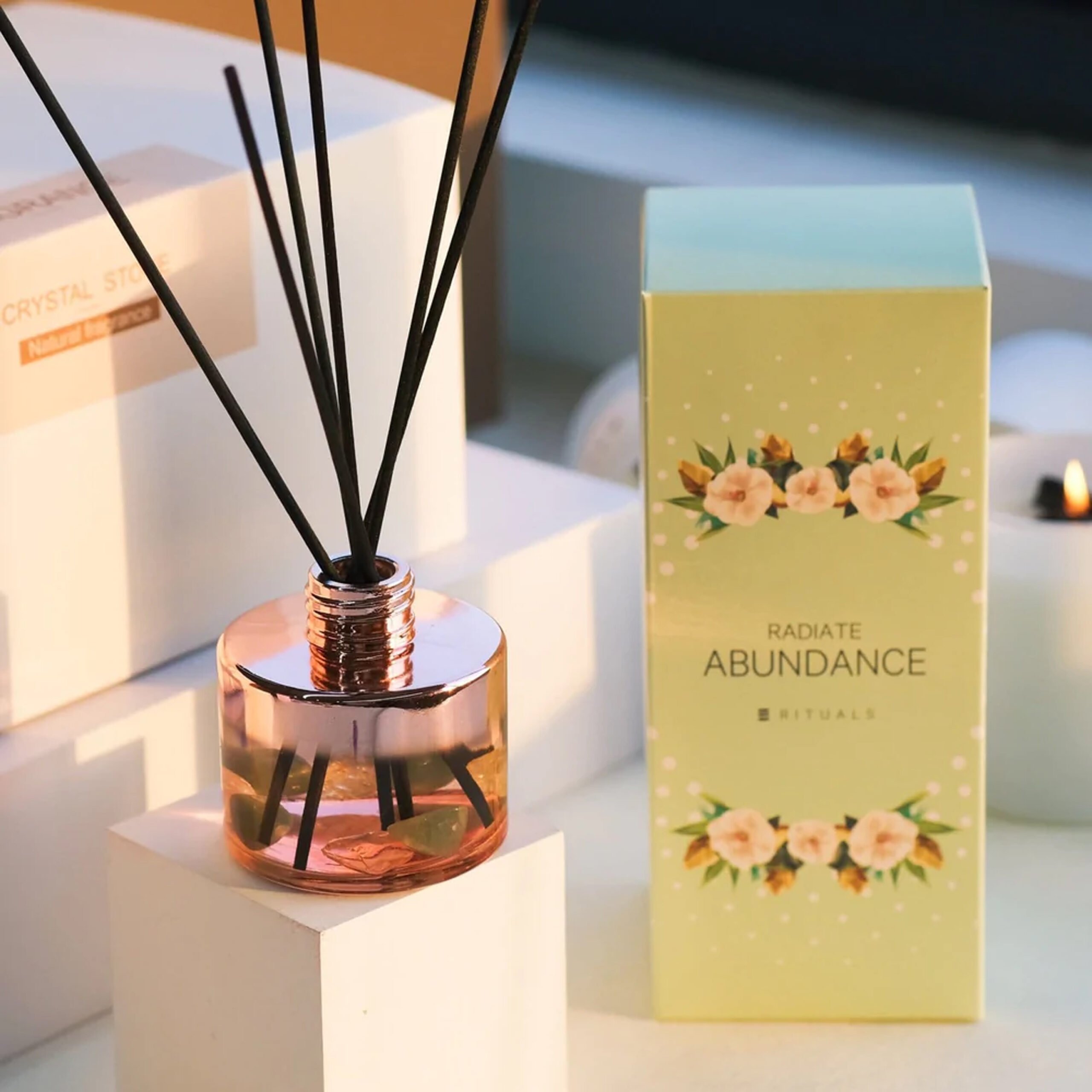 3Rituals Abundance Crystal Reed Diffuser - Image 2
