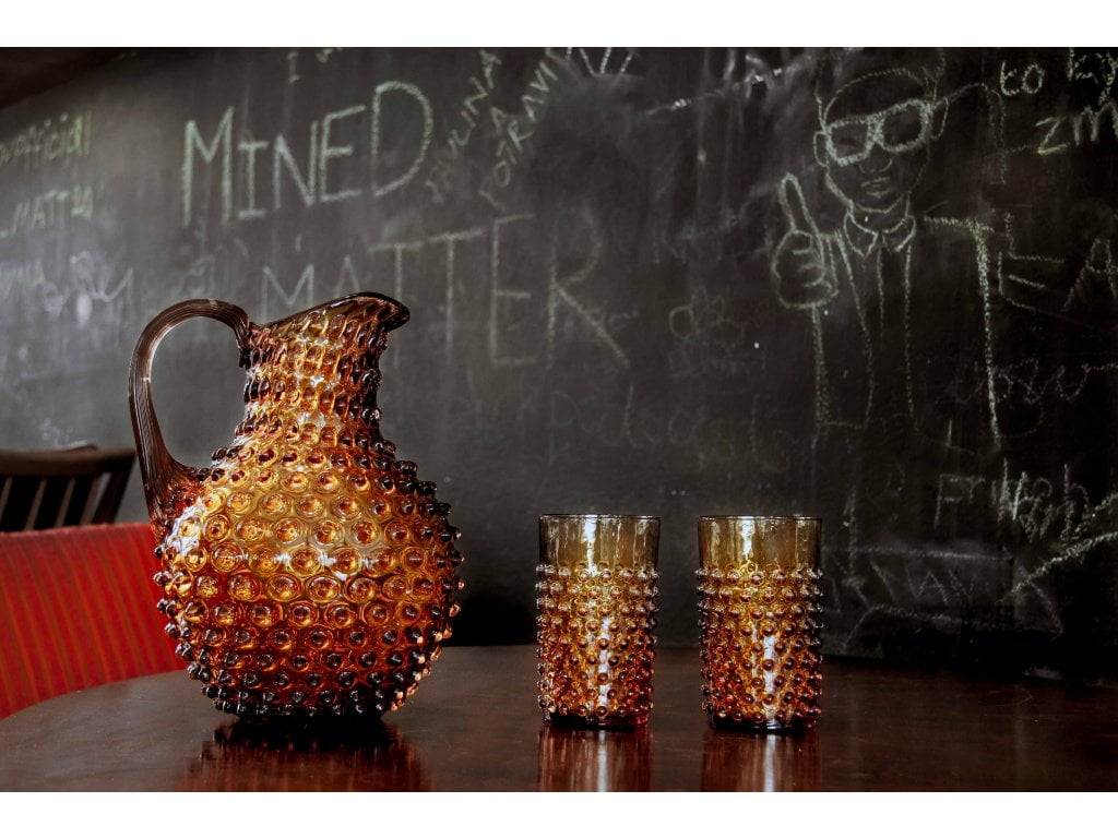 KLIMCHI Hobnail Jug 2000Ml (Amber) - Image 3