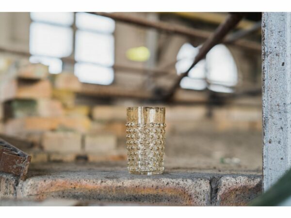 Klimchi Hobnail 6Pcs Tumbler Set 200Ml (Underlay Amber) - Image 2