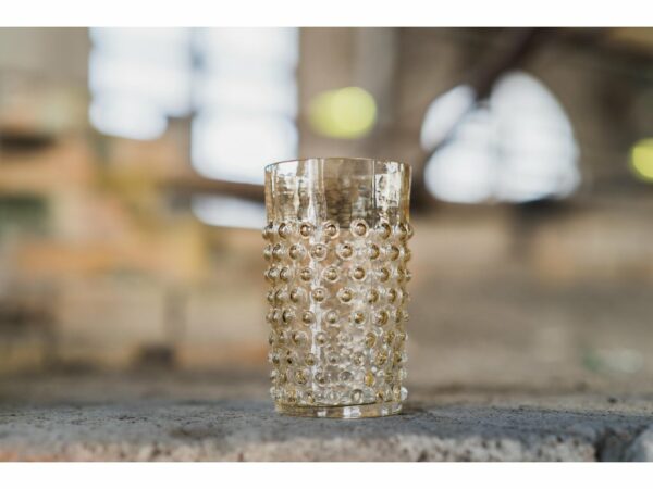 Klimchi Hobnail 6Pcs Tumbler Set 200Ml (Underlay Amber) - Image 3