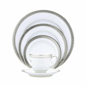 Noritake 96Pcs Dinner &Amp; Tea Set For 12 Persons - Crestwood Platinum