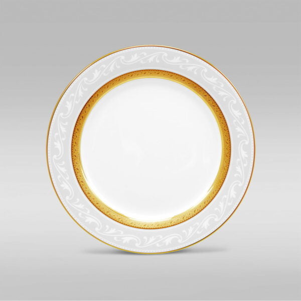 Noritake 5Pcs Couple Breakfast Set With Gift Box - Crestwood Gold - Image 3