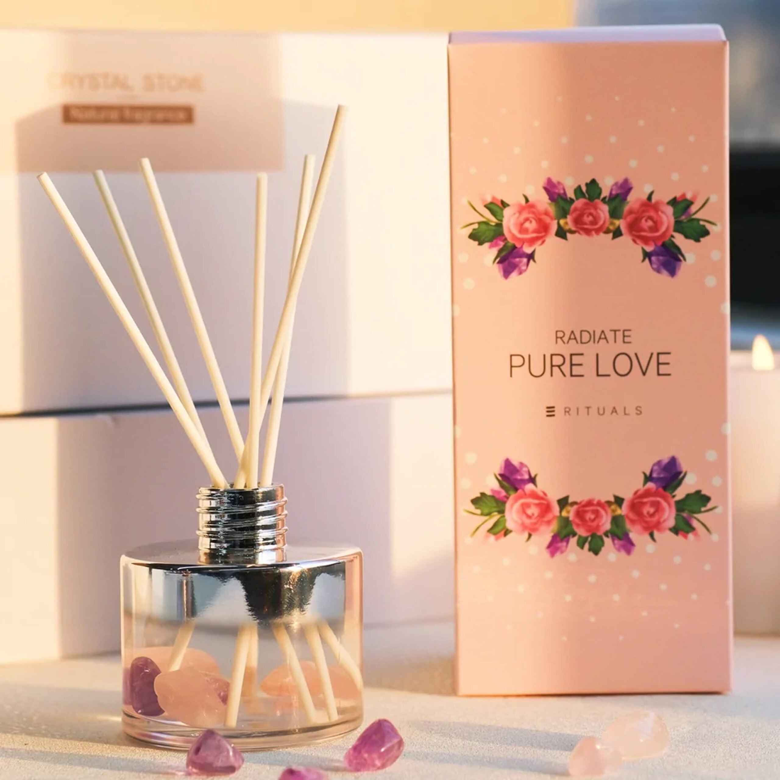 3Rituals Pure Love Crystal Reed Diffuser - Image 4