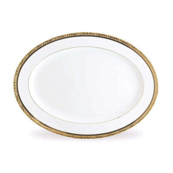 Noritake 96Pcs Dinner &Amp; Tea Set For 12 Persons - Regent Gold - Image 4