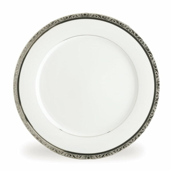 Noritake 20Pcs Dinner Set (Accent Plate) For 4 Person-Regent Platinum - Image 2
