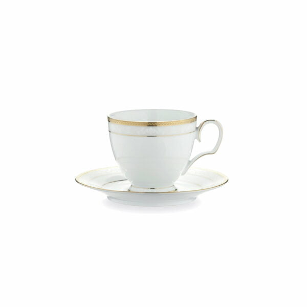 Noritake 20Pcs Dinner Set (Accent Plate) For 4 Person-Hampshire Gold - Image 4