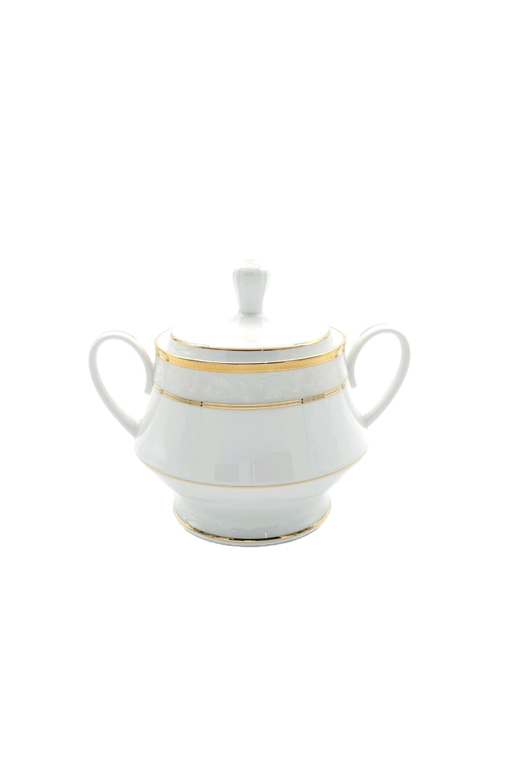 Noritake Sugar Bowl W/Lid - Brunswick Gold - Image 3