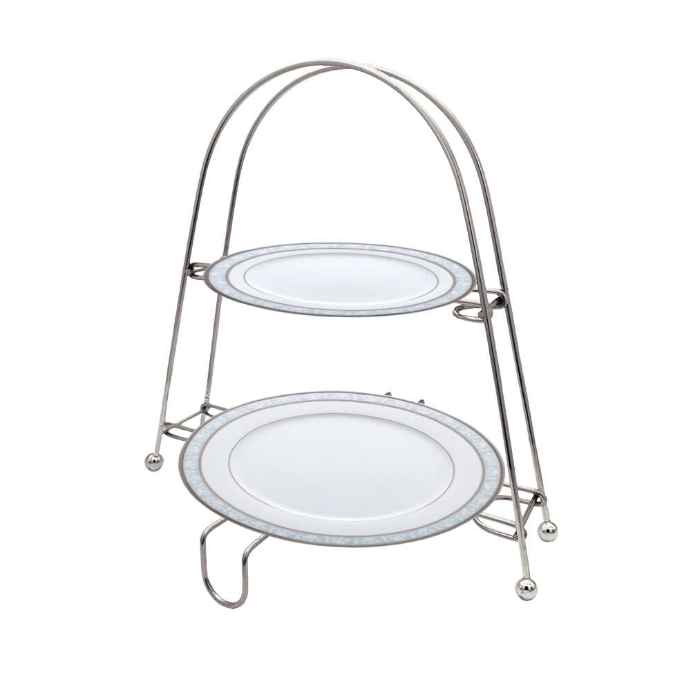 Noritake 3Pcs High Tea Set - Brunswick Platinum