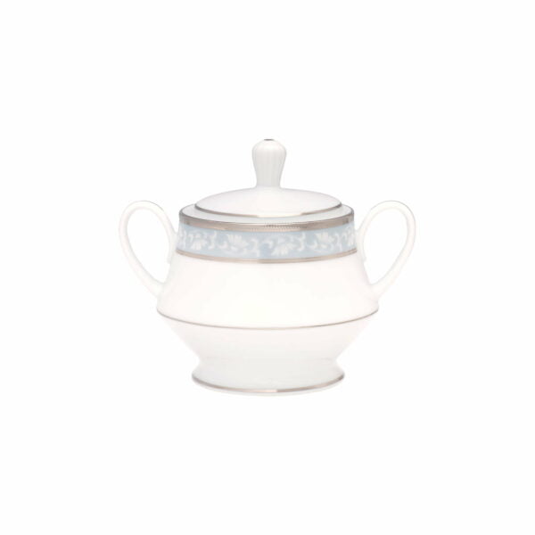 Noritake Sugar Bowl W/Lid - Brunswick Platinum