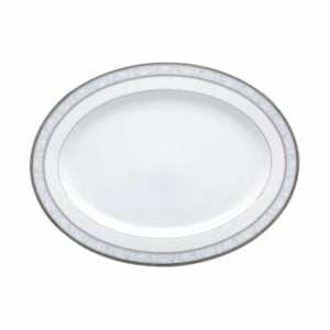 Noritake Oval Platter Sm 12" - Brunswick Platinum