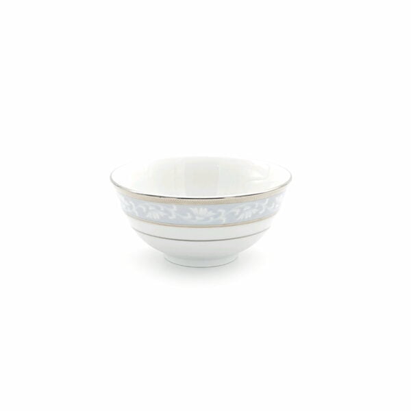 Noritake Rice Bowl 12.2Cm - Brunswick Platinum - Image 2