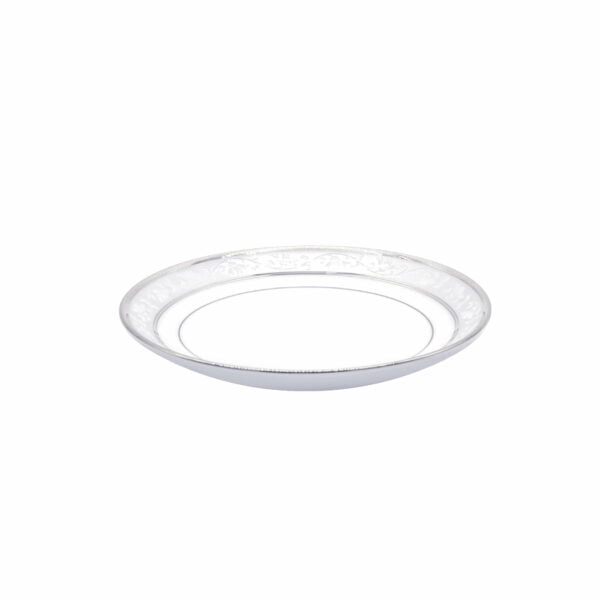Noritake Plate Round Coupe 24.1Cm - Brunswick Platinum