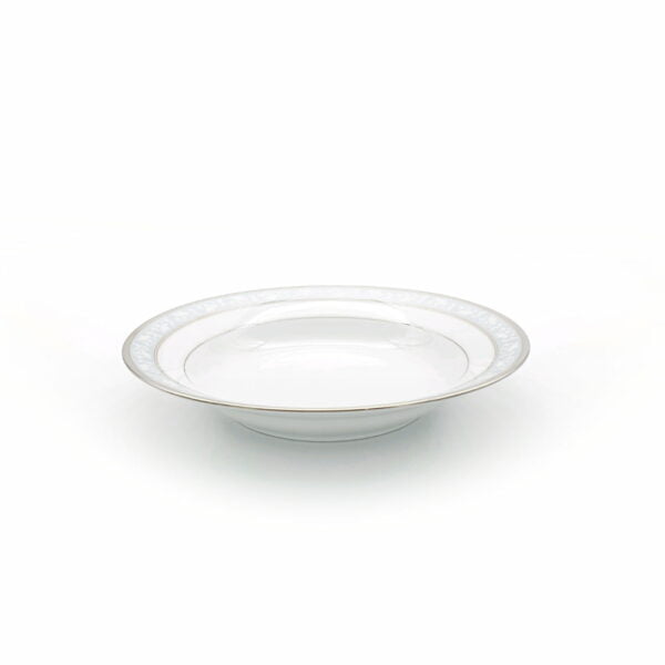 Noritake Soup Plate 19Cm – Brunswick Platinum - Image 2