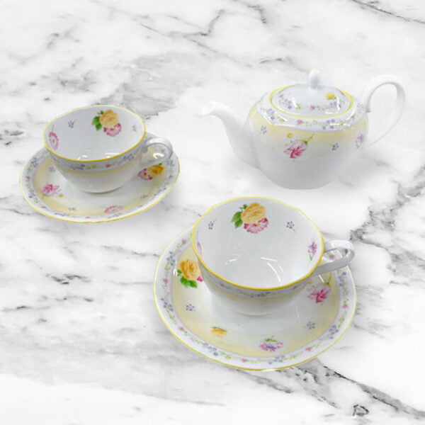 Noritake 6Pcs Tea For 2-Jeune Fleur - Image 4