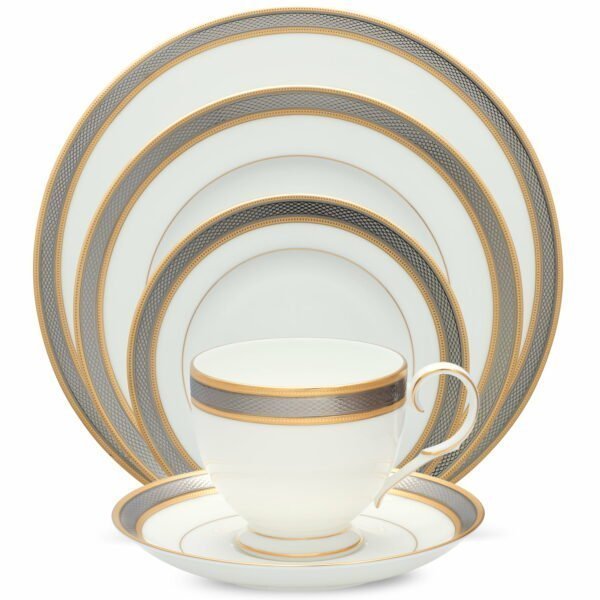 Noritake 96Pcs Dinner &Amp; Tea Set For 12 Person-Brilliance