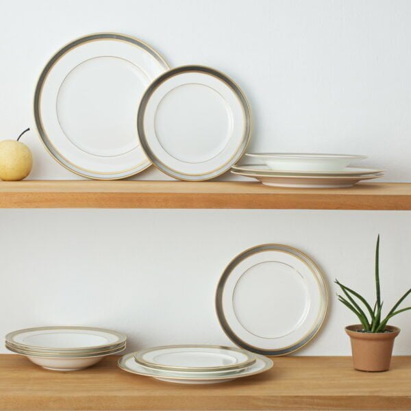 Noritake 96Pcs Dinner &Amp; Tea Set For 12 Person-Brilliance - Image 3