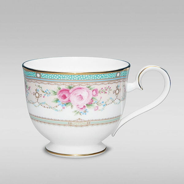 Noritake Cup And Saucer Pair Set - Palace Rose - Image 3