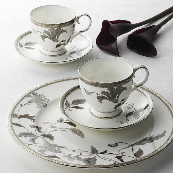 Noritake 23Pcs Tea Set - Islay Platinum - Image 3