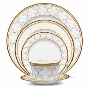Noritake 47Pcs Dinner & Tea Set For 8 Persons -Trefolio Gold