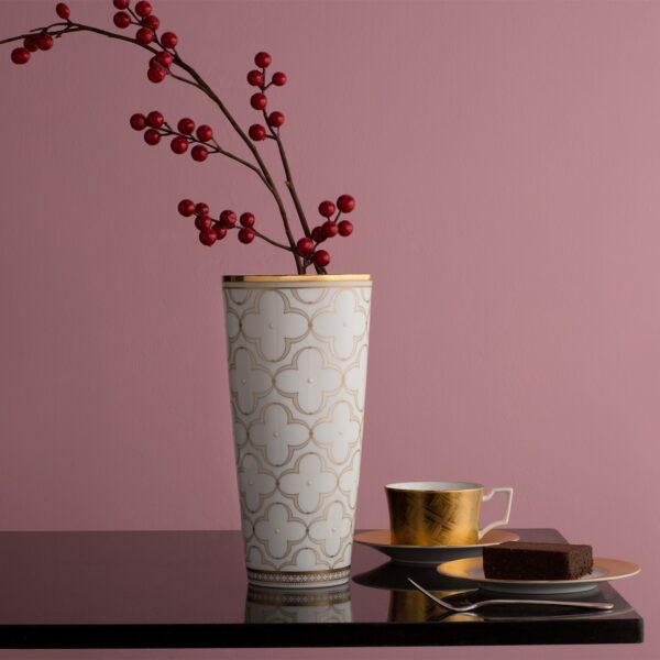 Noritake Round Vase _ Trefolio Gold - Image 2