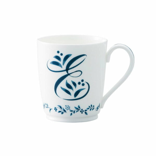 Noritake Alphabet Mug Collection With Gift Box - E