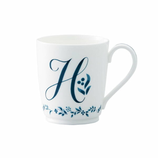 Noritake Alphabet Mug Collection With Gift Box - H