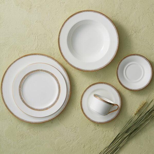 Noritake 47Pcs Dinner & Tea Set For 8 Persons -Haku - Image 10