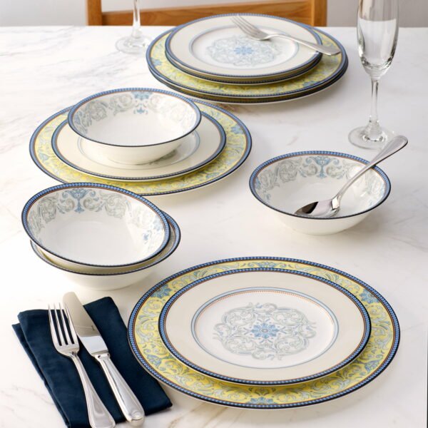 Noritake 33Pcs Dinner Set With Teapot-Menorca Palace - Image 6