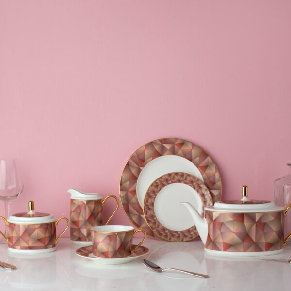 Noritake 47Pcs Dinner & Tea Set For 8 Person-Splendid Umber - Image 11