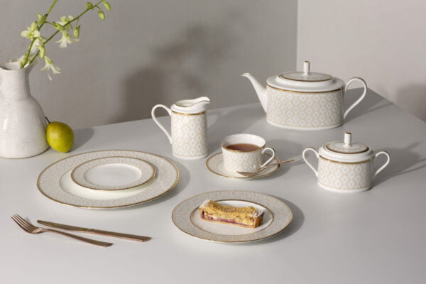 Noritake 96Pcs Dinner &Amp; Tea Set For 12 Persons (D96A) - Noble Pearl - Image 12