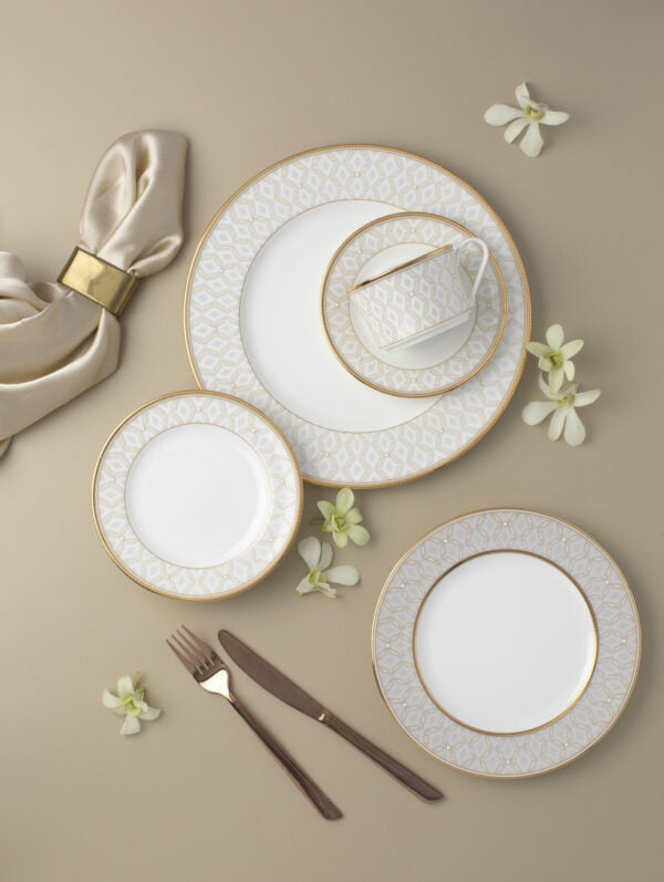 Noritake 96Pcs Dinner &Amp; Tea Set For 12 Persons (D96A) - Noble Pearl - Image 13